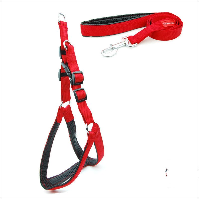 Dog Padded Harness Leash Reflective Nylon Harness Leash - Harbor Goods