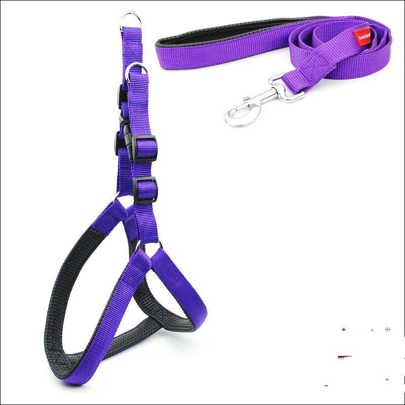 Dog Padded Harness Leash Reflective Nylon Harness Leash - Harbor Goods
