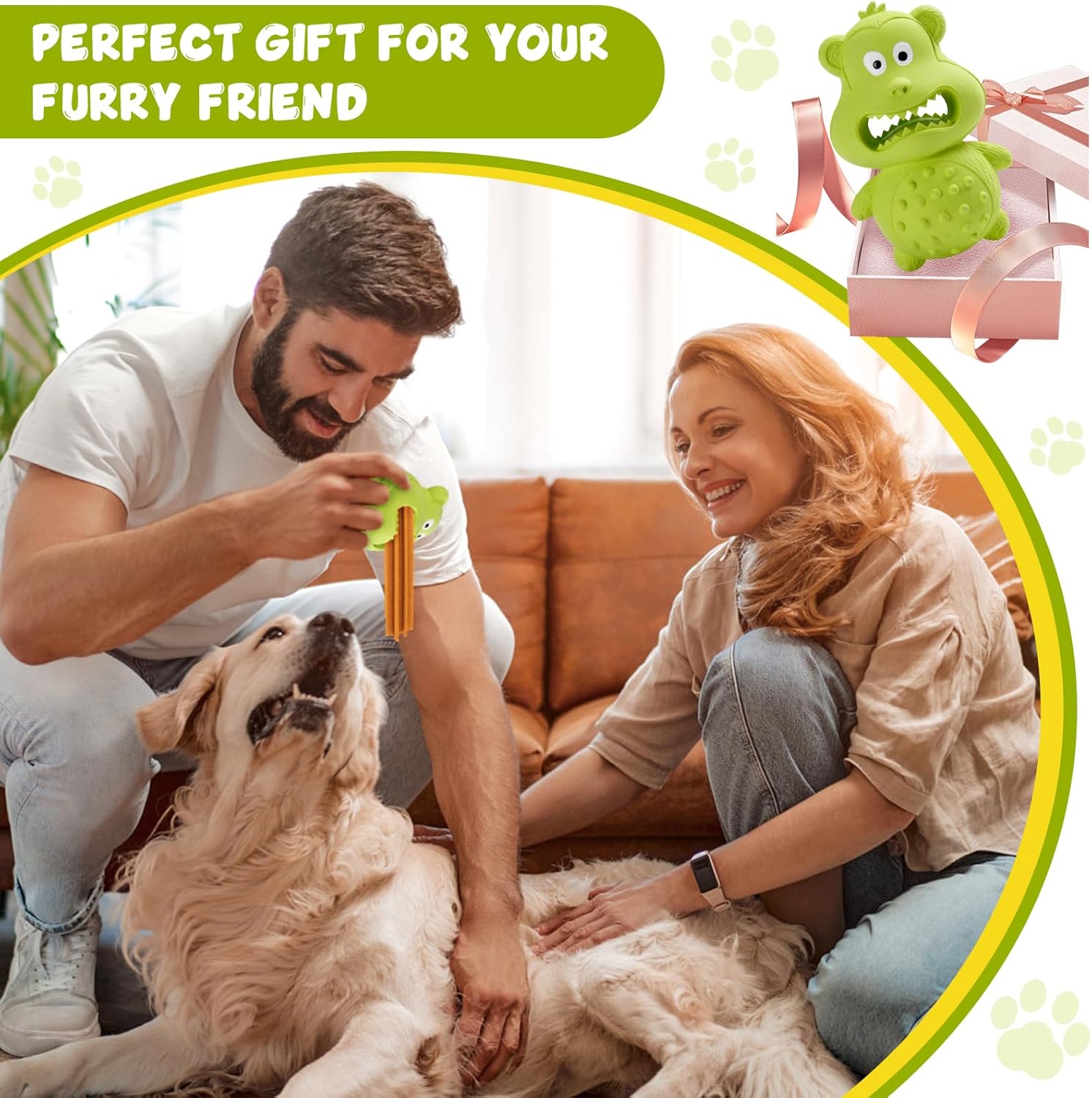 Dog Toys For Aggressive Chewers Natural Rubber Squeaky Dog Toys Indestructible Dog Toy Dog Chew Toys For Aggressive Chewers Interactive Tough Durable Dog Toys Dog Toys To Keep Them Busy - Harbor Goods