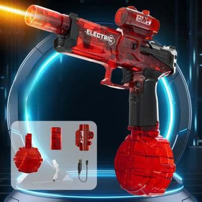 Fire Rat Electric Water Pistol Cool Light Full Automatic Water Spray Gun Summer Toy Sports Entertainment Children Gifts AC223 - Harbor Goods