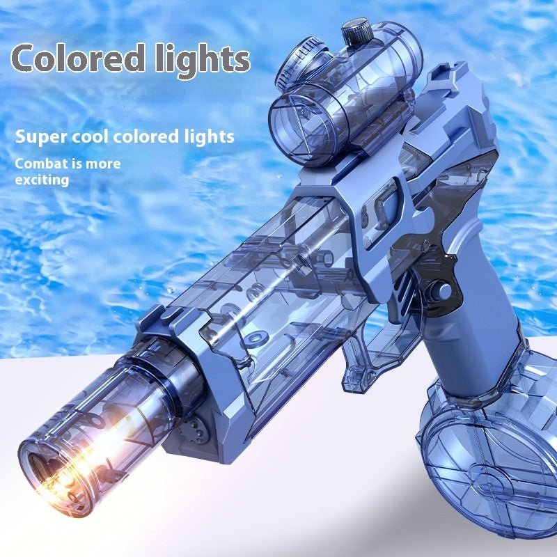 Fire Rat Electric Water Pistol Cool Light Full Automatic Water Spray Gun Summer Toy Sports Entertainment Children Gifts AC223 - Harbor Goods