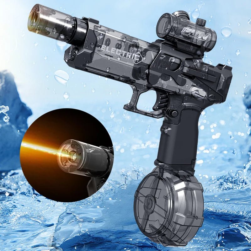 Fire Rat Electric Water Pistol Cool Light Full Automatic Water Spray Gun Summer Toy Sports Entertainment Children Gifts AC223 - Harbor Goods