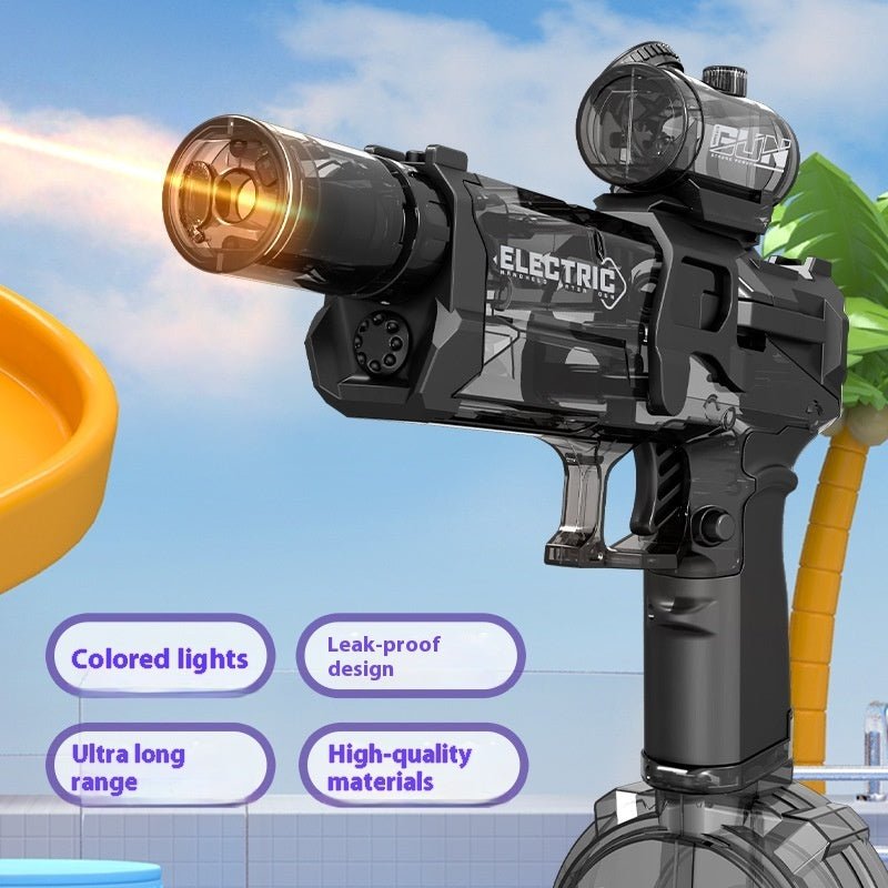 Fire Rat Electric Water Pistol Cool Light Full Automatic Water Spray Gun Summer Toy Sports Entertainment Children Gifts AC223 - Harbor Goods
