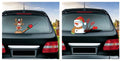 Popular Santa Claus wiper sticker can remove the car rear windshield wiper Sticker Car Stickers - Harbor Goods
