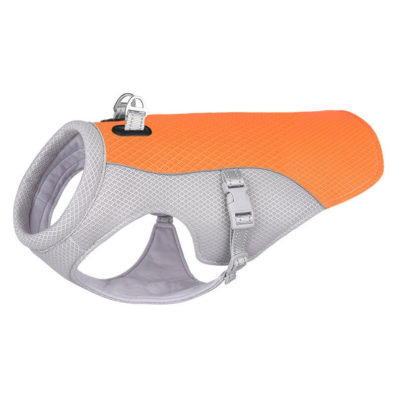 Summer Pet Dog Cooling Vest Heat Resistant Cool Dogs Clothes Breathable Sun-proof Clothing For Small Large Dogs Outdoor Walking - Harbor Goods