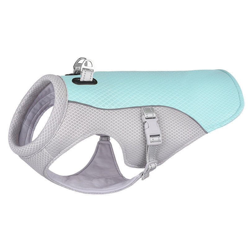 Summer Pet Dog Cooling Vest Heat Resistant Cool Dogs Clothes Breathable Sun-proof Clothing For Small Large Dogs Outdoor Walking - Harbor Goods
