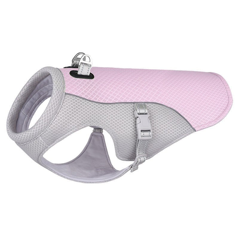 Summer Pet Dog Cooling Vest Heat Resistant Cool Dogs Clothes Breathable Sun-proof Clothing For Small Large Dogs Outdoor Walking - Harbor Goods