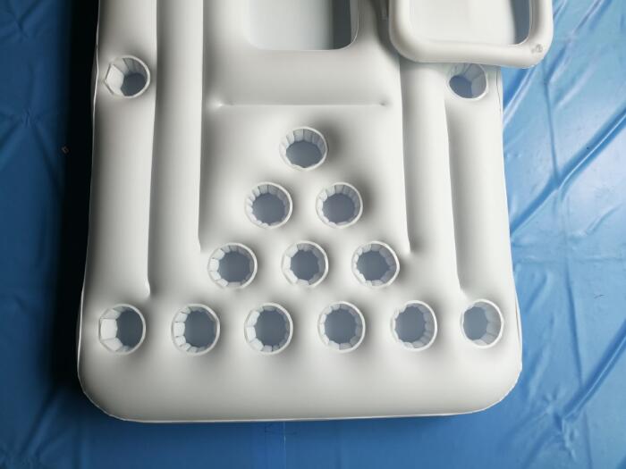 Water Party Air Mattress Ice Bucket Cooler Cup Holder Inflatable Beer Pong Table Pool Float - Harbor Goods